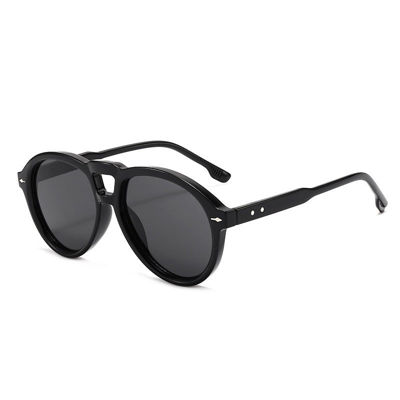 Dovren – Rounded Aviator Sunglasses