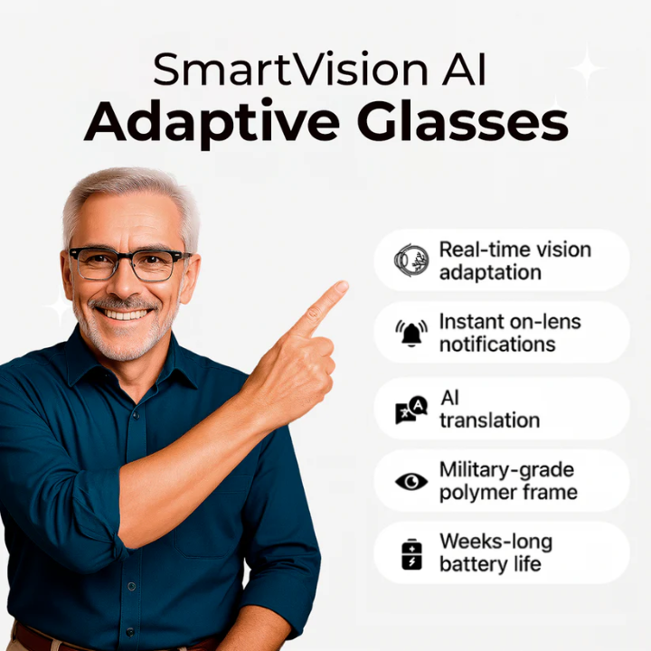 SmartVision™ AI-Powered Adaptive Glasses image 2